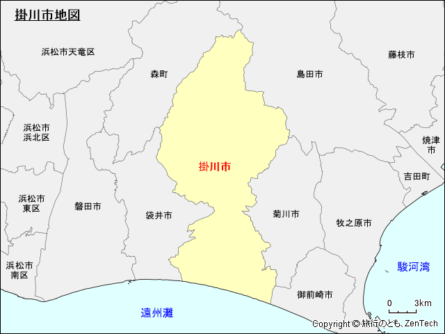 掛川市地図
