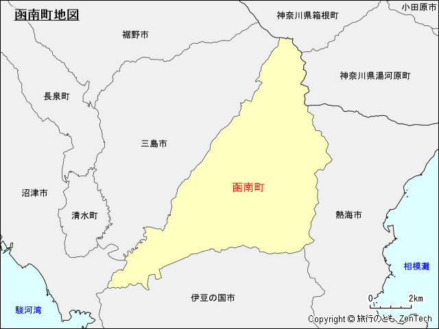 函南町地図