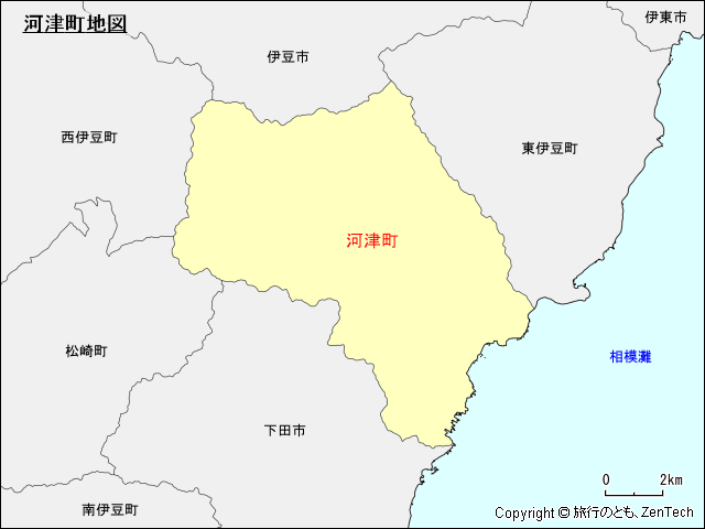 河津町地図