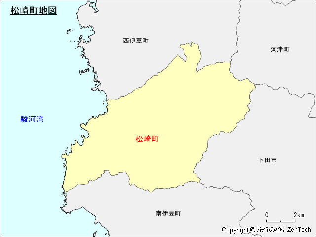 松崎町地図