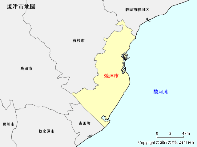 焼津市地図