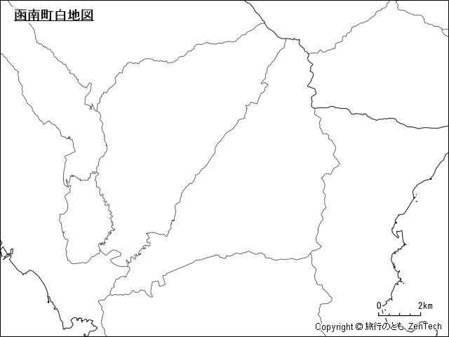 函南町白地図
