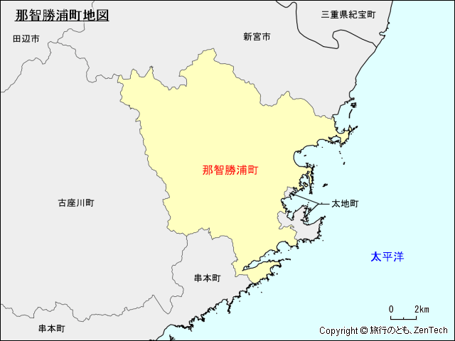 那智勝浦町地図