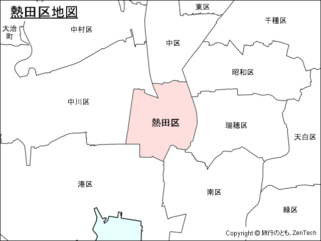 名古屋市熱田区地図