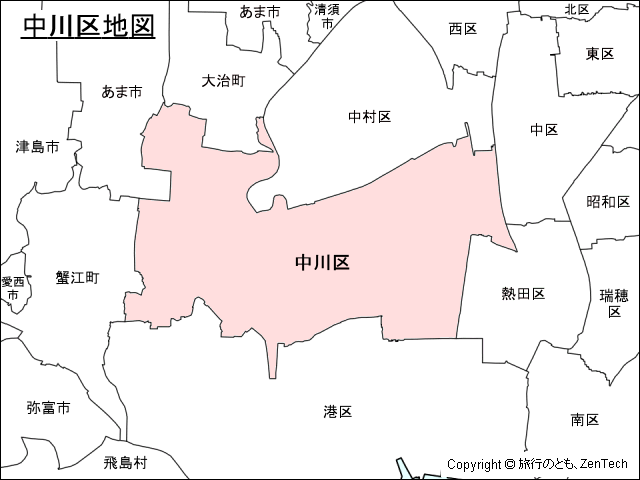 名古屋市中川区地図