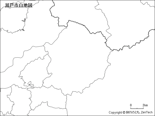 愛知県 瀬戸市地図 旅行のとも Zentech