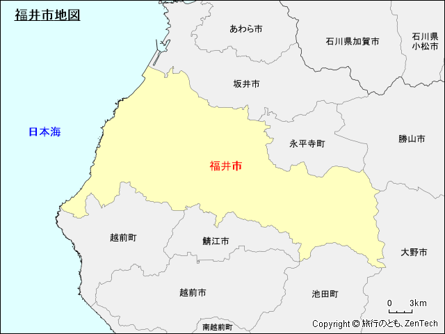 福井市地図