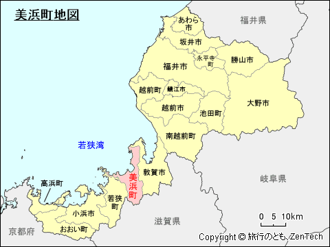 福井県美浜町地図