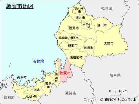 福井県敦賀市地図