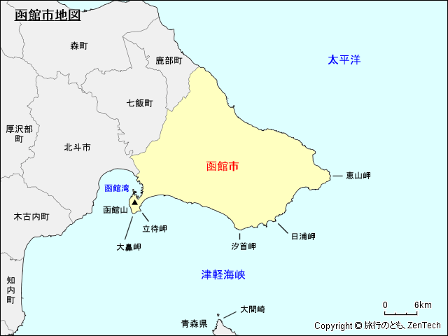 函館市地図