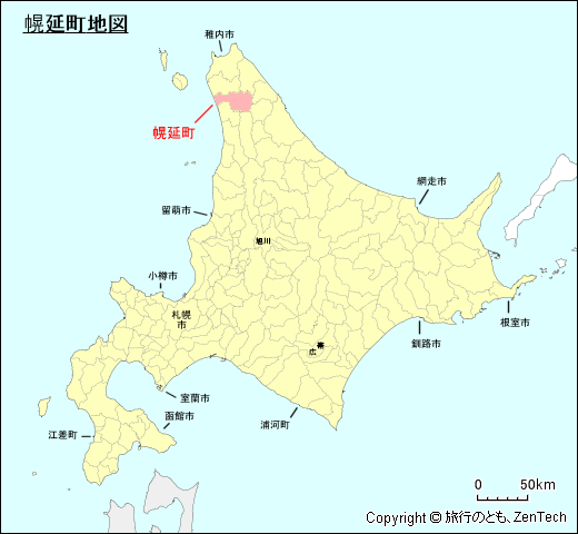 北海道幌延町地図