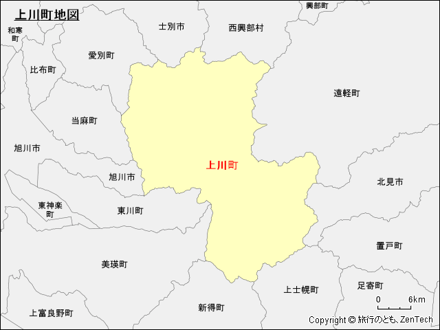 上川町地図