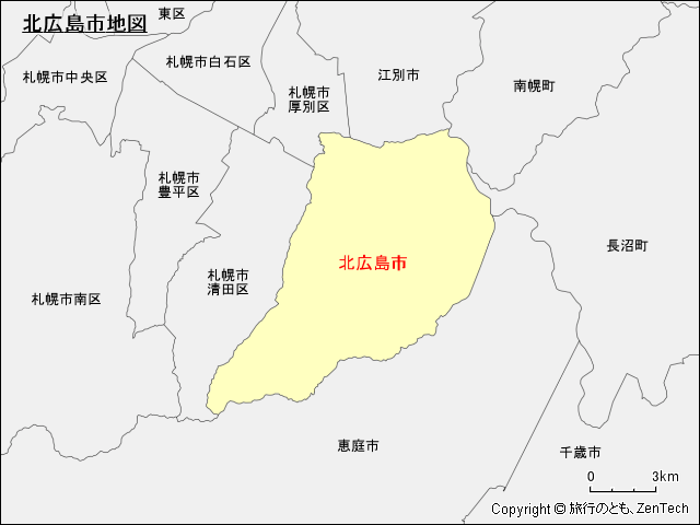 北広島市地図