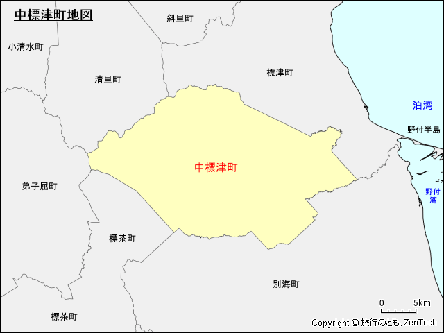 中標津町地図