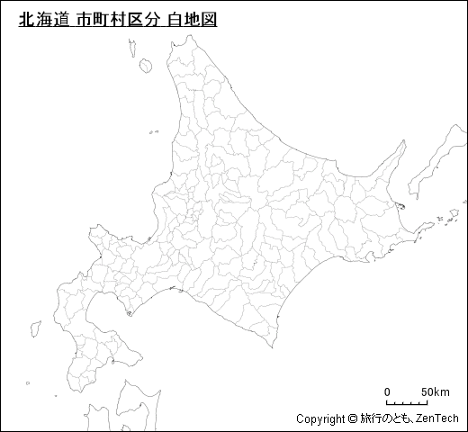 北海道地図 旅行のとも Zentech