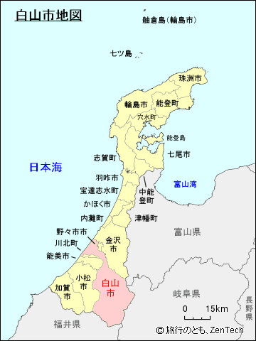 石川県白山市地図