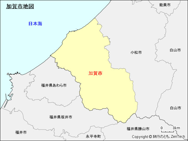加賀市地図