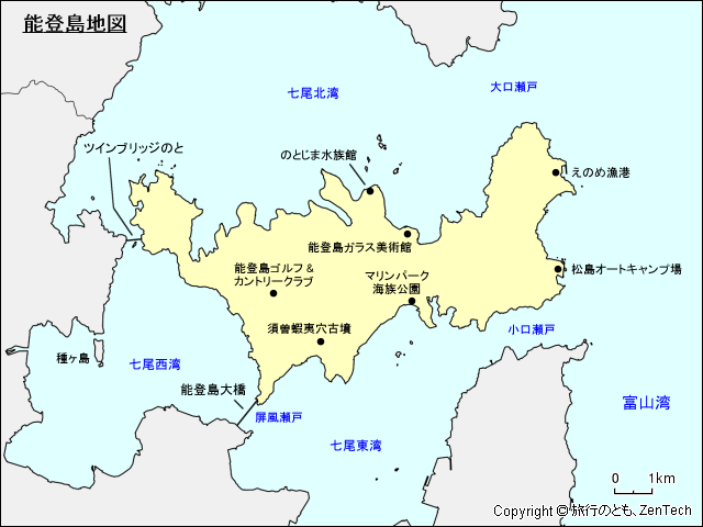 能登島地図