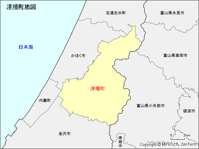 津幡町地図