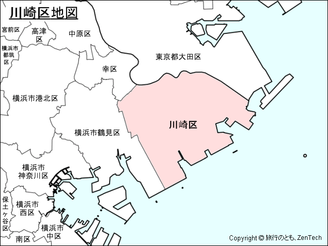 川崎区地図