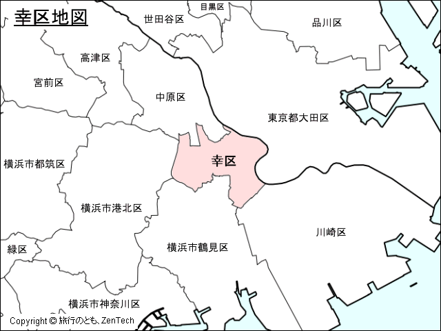 幸区地図