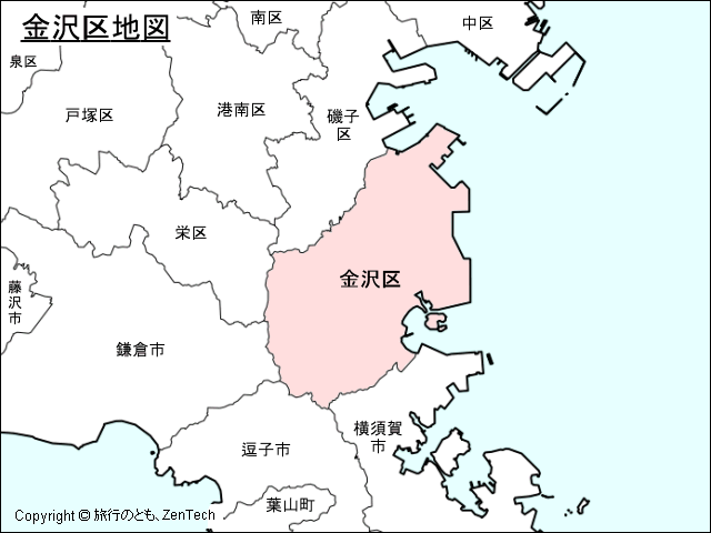 横浜市金沢区地図