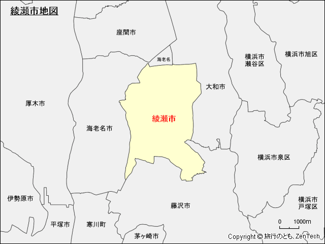 綾瀬市地図