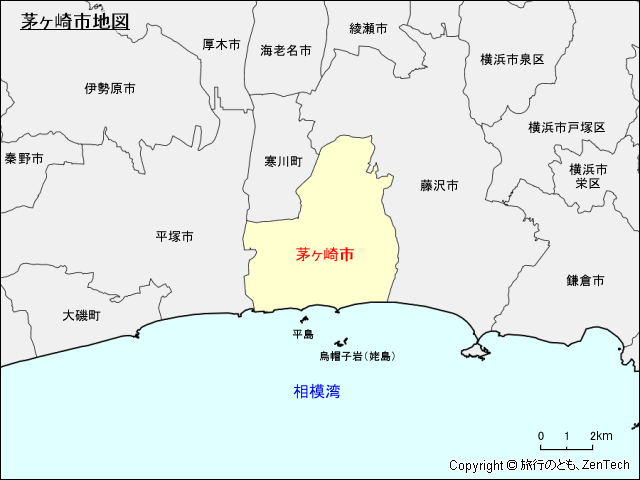 茅ヶ崎市地図