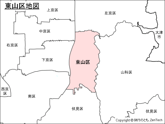 京都市東山区地図