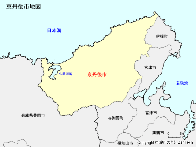 京丹後市地図