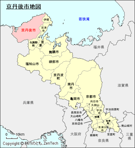 京都府京丹後市地図