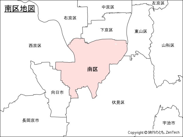 京都市南区地図