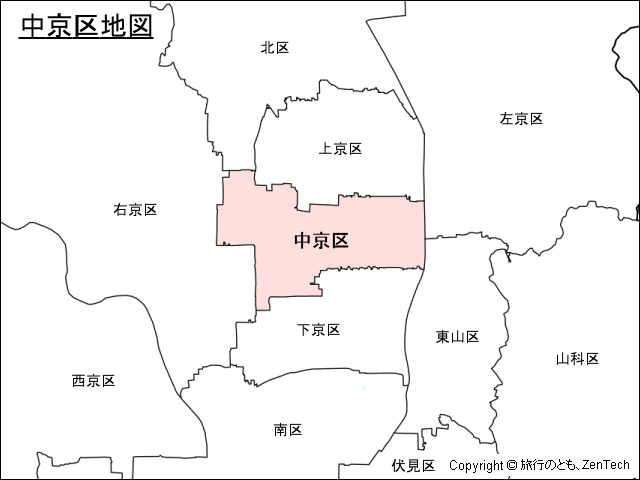 京都市中京区地図
