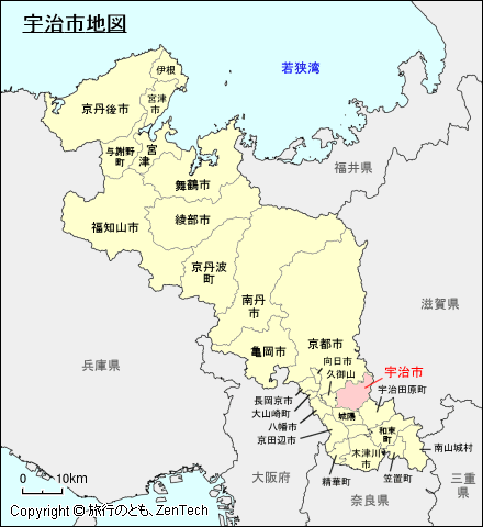 京都府宇治市地図