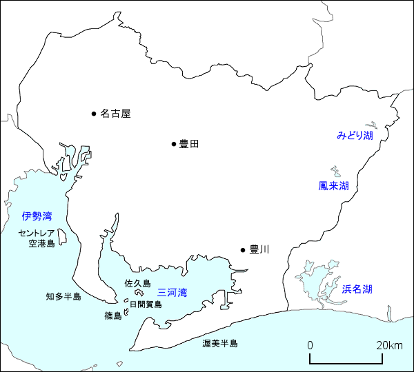 愛知県地図