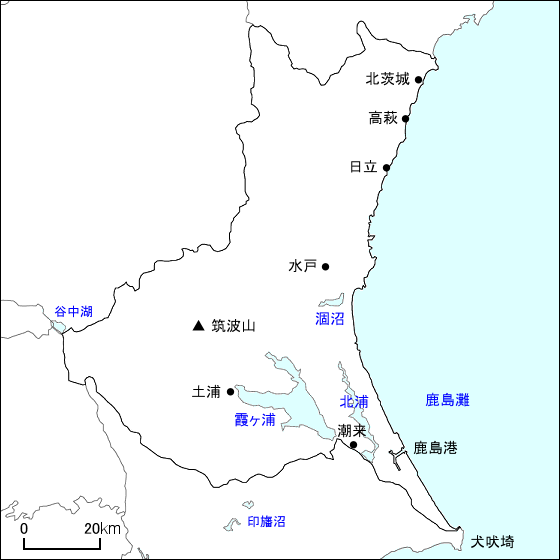 茨城県地図