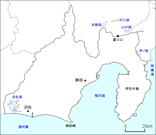 静岡県地図 旅行のとも Zentech