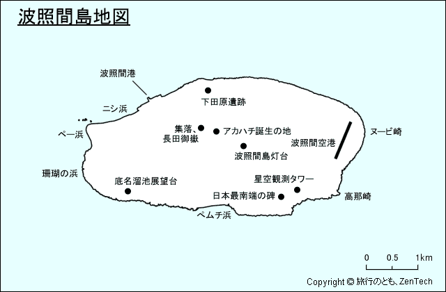 波照間島地図