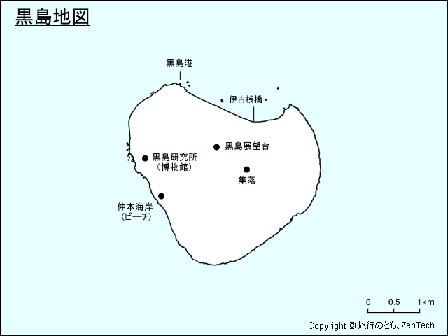 黒島地図