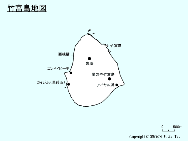 竹富島地図