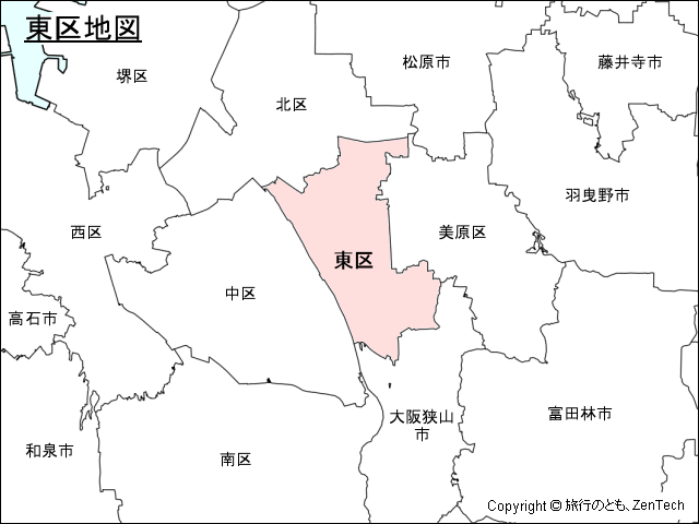 東区地図