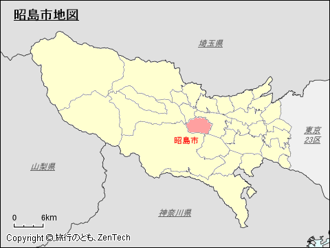 昭島市地図