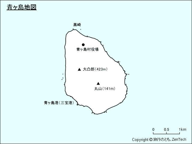 青ヶ島地図