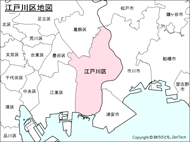 江戸川区地図