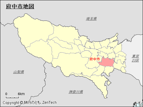 府中市地図