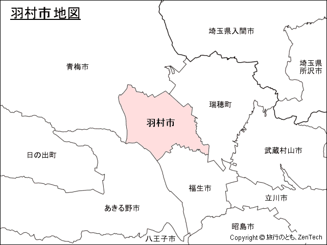 羽村市地図