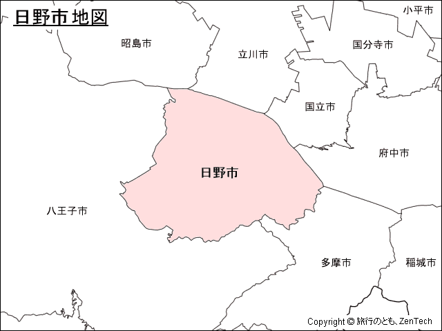 日野市地図