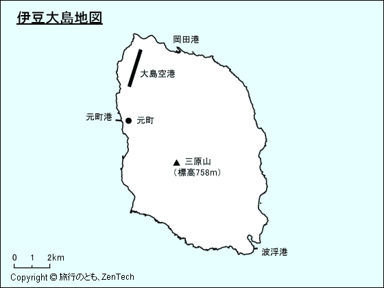 伊豆大島地図