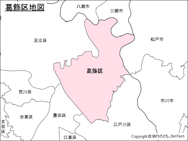 葛飾区地図