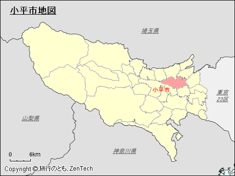 小平市地図